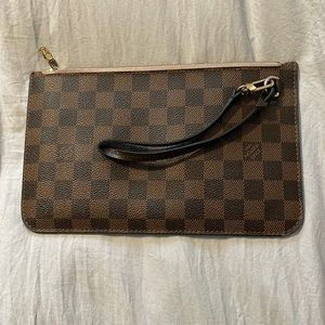 Louis Vuitton Damier Ebene Neverfull MM GM Pochette